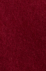Frame The Brushed Chalet Sweater - Deep Garnet