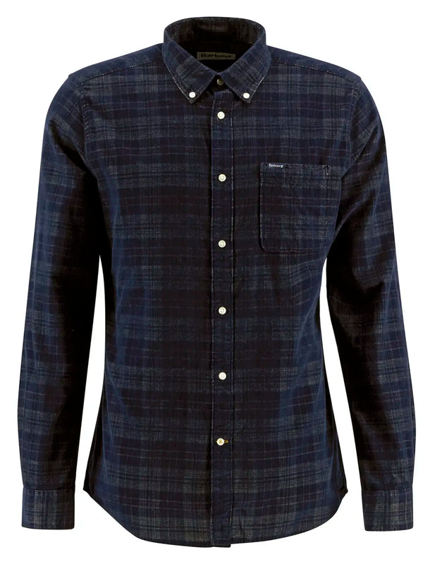 Southfield Tailored Checked Cord Shirt
