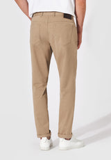 HILTL Dude Essential Cotton 5-Pocket Trouser - Khaki