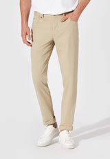 HILTL Dude Essential Cotton 5-Pocket Trouser - Light Tan