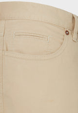 HILTL Dude Essential Cotton 5-Pocket Trouser - Light Tan