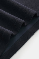 04651 CW Zip Polo - Navy