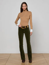 Flora Poplin Cuff Sweater