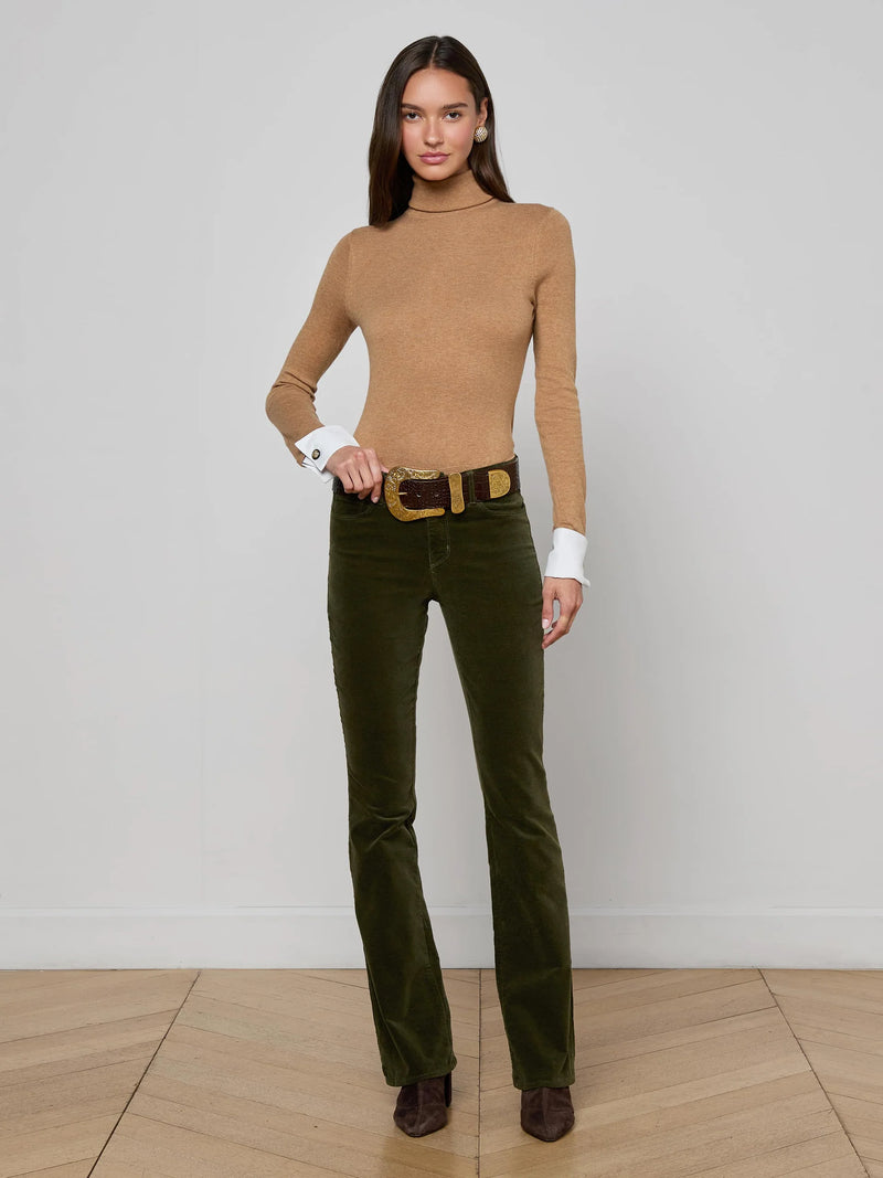 Flora Poplin Cuff Sweater