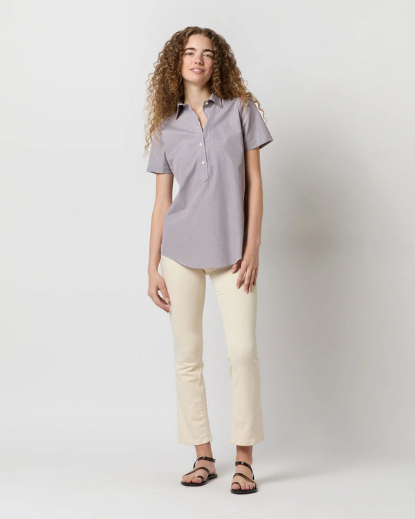 Short-Sleeved Tomboy Popover Shirt