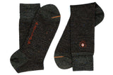 Martin Dingman Stripe Alpaca Yarn Socks - Forest