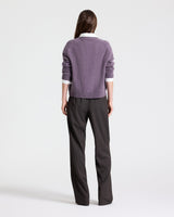 New Jill Crewneck Sweater in Italian Cashmere - Daybreak
