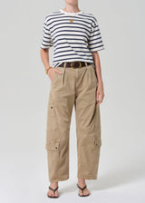 Goldie Tee In Marine Stripe - Oak Hall