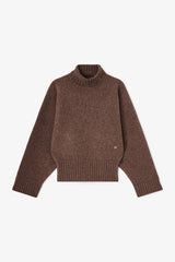 Turtleneck in Double Knit - Safari