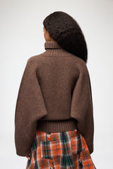 Turtleneck in Double Knit - Safari