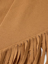 The Great The Big Sweater Fringe Scarf - Camel
