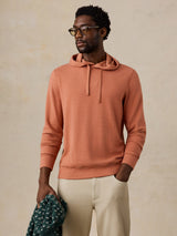Faherty Legend Sweater Hoodie - Mountain Orange Feeder