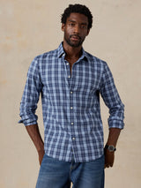 Faherty The Movement Shirt - Blue Bay Plaid