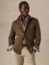Stretch Terry Corduroy Workshirt
