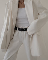B-Low The Belt Milla Leather Belt - Black Silver
