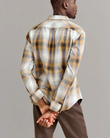 Melange Shadow Plaid John T Shirt