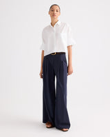 Next Ex Shirt in Superfine Cotton - White