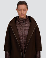 Ecowool Cocoon Coat W/ Removable Nylon Sleeves