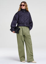 Claudia Quilted Jacket - Maritime Navy