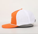 Hovi Dry Goods Tennessee Coonhound Performance Rope Hat - Orange/White