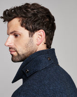 Billy Reid Colbert Herringbone Chore Coat - Navy