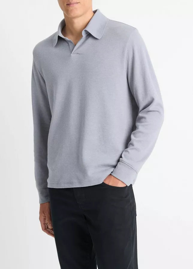 Double Face Long Sleeve Polo