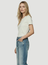 Soft Touch Short Sleeve Crewneck T-Shirt - Cream