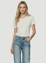 Soft Touch Short Sleeve Crewneck T-Shirt - Cream