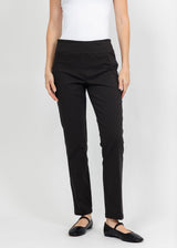 Elliott Lauren Control Stretch Faux Jean - Chocolate
