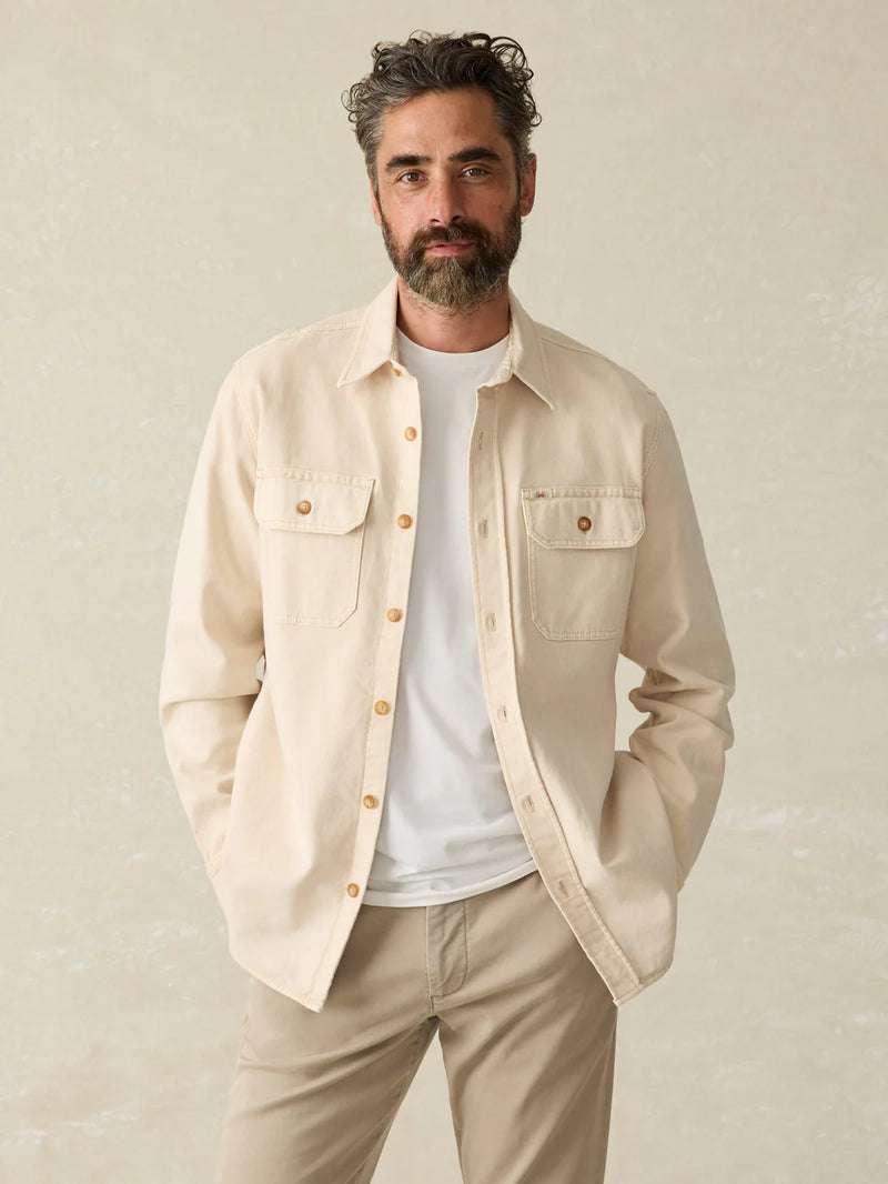 Sunwashed Shirt Jacket - Oak Hall
