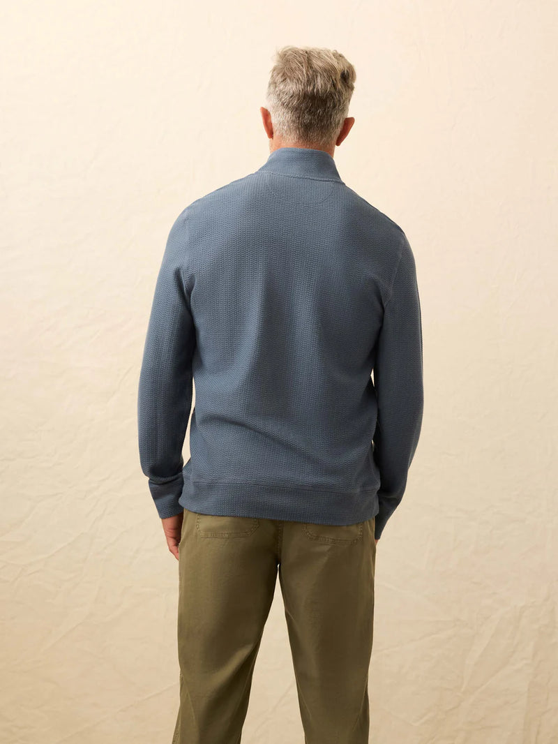 Textured Knit Quarter Zip