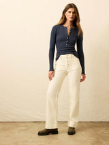 Stretch Terry Cord Patch Pocket Pant - Oak Hall