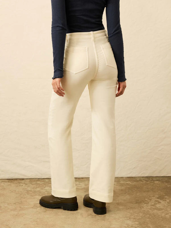 Stretch Terry Cord Patch Pocket Pant - Oak Hall