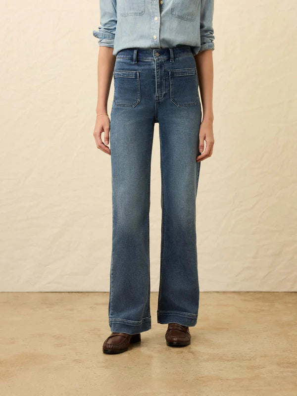 Stretch Terry Patch Pocket Pant - Oak Hall