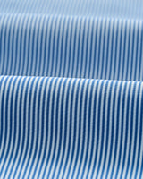 Lyndonn Striped Performance Jersey Polo - Kona Lake