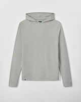 Cotton Blend Hoodie - Light Gray