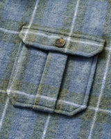 Labrador Tartan Lodge Shirt - Laguna Blue