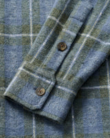 Labrador Tartan Lodge Shirt - Laguna Blue