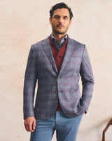Gulf Coast Pane Knit Sport Coat - Charcoal