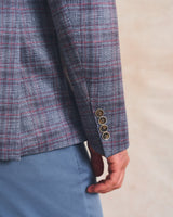 Gulf Coast Pane Knit Sport Coat - Charcoal