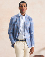 Santa Anita Plaid Knit Sport Coat - Maliblu