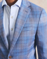 Santa Anita Plaid Knit Sport Coat - Maliblu
