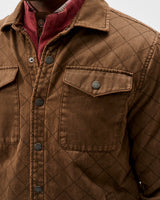 Quilted Chore Coat - Russet