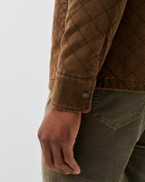 Quilted Chore Coat - Russet