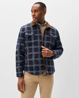 Sherpa Lined Shacket - Navy