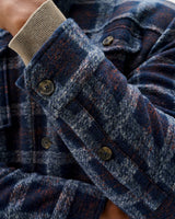 Sherpa Lined Shacket - Navy