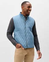 Belfry Quilted Puffer Vest - Bluestone