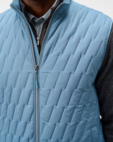 Belfry Quilted Puffer Vest - Bluestone