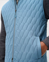 Belfry Quilted Puffer Vest - Bluestone
