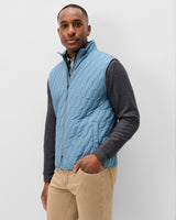 Belfry Quilted Puffer Vest - Bluestone